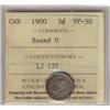Image 1 : 1900 5¢ Round 0 ICCS VF30.