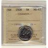 Image 1 : 1928 5¢ ICCS MS63.