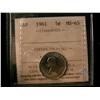 Image 1 : 1961 5¢ ICCS MS65.