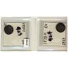 Image 1 : 1875H & 1884 10¢.  Lot of 2 key date coins.  The 1875H grades G4 with hole and the 1884 AG-3.