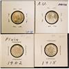 Image 1 : 1902 & 1915 10¢.  Lot of 2 coins both EF.
