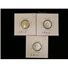 Image 1 : 1911, 1917 & 1932 10¢.  Lot of 3 coins all MS60.