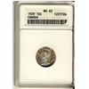 Image 1 : 1929 10¢ ANACS MS63.  Nice example appropriately graded.
