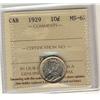 Image 1 : 1929 10¢ ICCS MS62. 