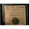 Image 1 : 1955 10¢ ICCS MS65.  Autumn shades.