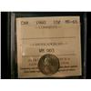 Image 1 : 1960 10¢ ICCS MS65.  Gem toning.