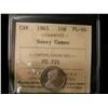 Image 1 : 1965 10¢  ICCS PL66 Heavy Cameo