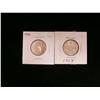 Image 1 : 1900 & 1917 25¢.  Lot of 2 coins both EF/AU.