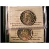 Image 1 : 1952 LR & 1952 HR 25¢ ICCS MS64.  Lot of 2 coins both different in there varieties.