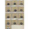 Image 1 : 1955, 1958, 1960, 1961, 1962, 1965 & 1967(7) 25¢ PL65.  Lot of 13 coins all ICCS some with Cameo to 