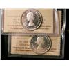 Image 1 : 1956 & 1958 25¢ ICCS MS64 ULTRA HEAVY CAMEO.