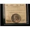 Image 1 : 1957 25¢ ICCS PL65.