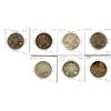 Image 1 : 1870 LCW(2), 1871(2) &1872H(3) 50¢.  Lot of 7 coins Fair to AG3.