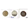 Image 1 : 1870 LCW, 1872H & 1898 50¢.  Lot of 3 coins G4 to G6.