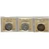 Image 1 : 1902, 1947 C7R & 1947 ML 50¢ ICCS VF20.  Lot of 3 coins.