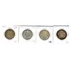 Image 1 : 1906, 1907, 1910 Ed & 1931 50¢.  Lot of 4 coins VG8.
