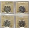 Image 1 : 1906, 1917, 1918 Clnd & 1919 Clnd ICCS F15.  Lot of 4 coins.