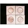 Image 1 : 1940, 1941, 1942 & 1948 50¢.  Lot of 4 coins all AU50 or better.
