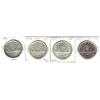Image 1 : 1935, 1937 & 1946(2) $1.  Lot of 4 coins all VF cleaned.
