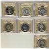 Image 1 : 1939(2), 1957, 1966 MS62 and 1953 NSF, 1957 1WL & 1964 MS63.  Lot of 7 coins all ICCS graded and the