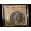 Image 1 : 1949 $1 ICCS MS64.