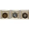 Image 1 : 1953(2) & 1954 $1 ICCS MS63.  Lot of 3 coins includes 1953 NSF Rev-002, 1953 SF Heavy Cameo & 1954 R