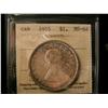 Image 1 : 1955 $1 ICCS MS64. Mostly white.