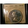 Image 1 : 1957 $1 ICCS MS63.