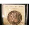 Image 1 : 1962 $1 ICCS MS64.