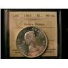 Image 1 : 1963 $1 ICCS MS64 Heavy Cameo. Blast white.