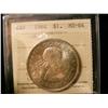 Image 1 : 1964 $1 ICCS MS64.