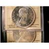 Image 1 : 1964,1965 SmBds Ptd 5 Cameo $1  Lot of 2 ICCS MS64 Silver Dollars.