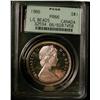 Image 1 : 1966 $1 ICCS PR66,  Blast white with Heavy to ULTRA Heavy Cameo finish.