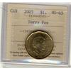 Image 1 : 2005 $1 Terry Fox ICCS MS65.