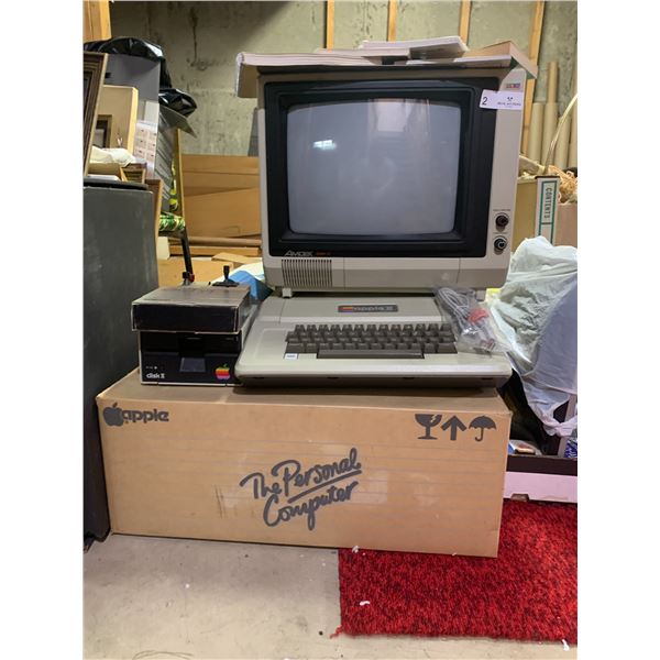 Original Apple II Plus Personal Home Computer with Joystick Floppy and ...