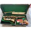 Image 1 : Vintage Alto Bandmaster Saxophone Plus Bonus Items Harmonicas and Recorder