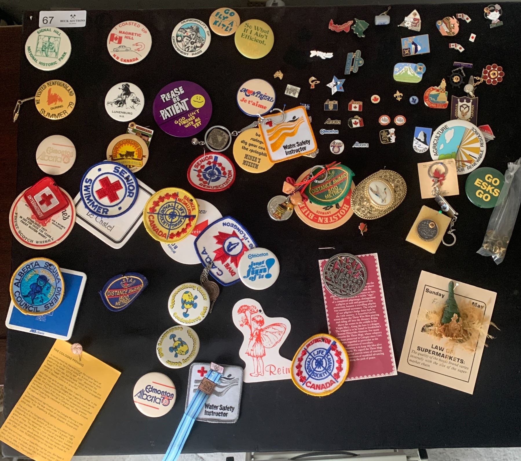Large Collection of Pins and Mementos