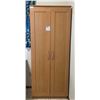Image 1 : Wooden Cabinet With Doors 73" Tall X 30" Wide X 16" Deep