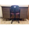 Image 1 : Office Desk and Chair Combo