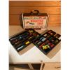 Image 1 : Miniature Cars Case From 1966 Full of Vintage Toy Cars
