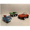 Image 1 : Lot of Three Vintage Tonka Vehicles All in Excellent Shape Pressed Steel