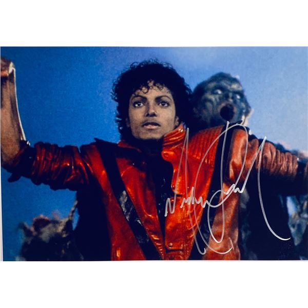 Autograph Signed Michael Jackson Photo