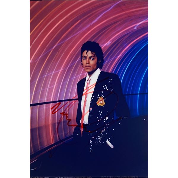 Autograph Signed Michael Jackson Photo