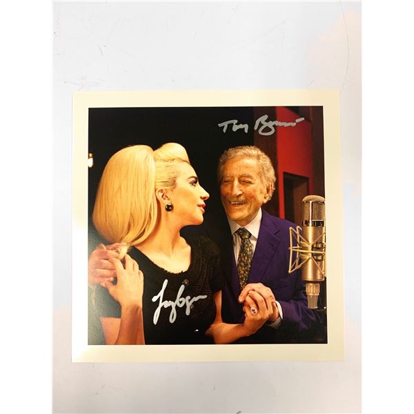 Autograph Signed Gaga Bennett CD Card