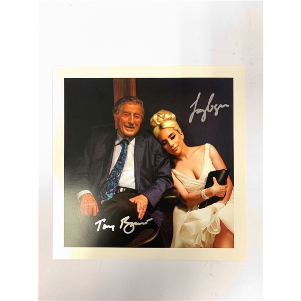 Autograph Signed Gaga Bennett CD Card