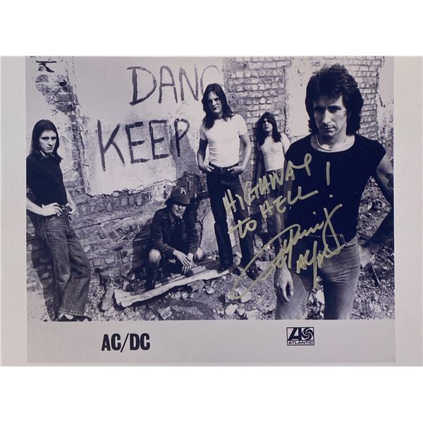 Autograph Signed ACDC Photo