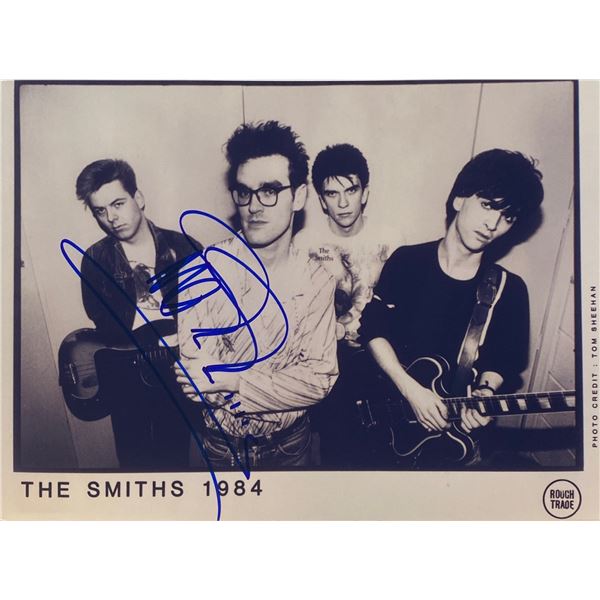 Autograph Signed Morrissey Photo