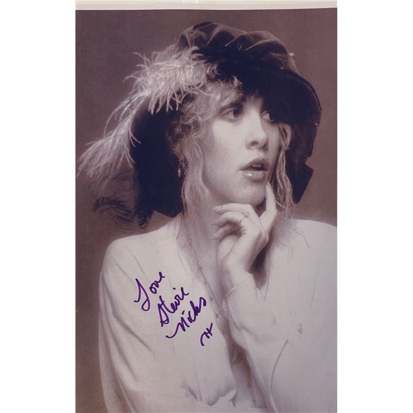 Autograph Signed Stevie Nicks Photo