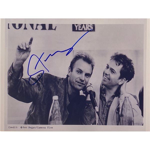Autograph Signed The Police Photo