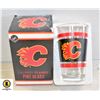 Image 1 : CALGARY FLAMES PINT GLASS NEW